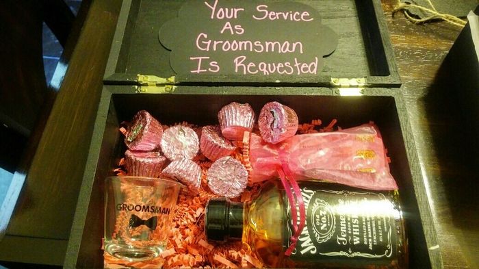 Asking the Groomsmen!