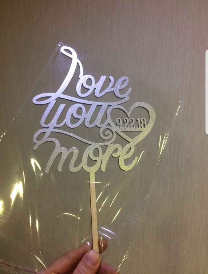 Wedding cake topper - 1