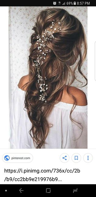 Anyone else wearing their hair down for their wedding? Inspiration Pics... 4