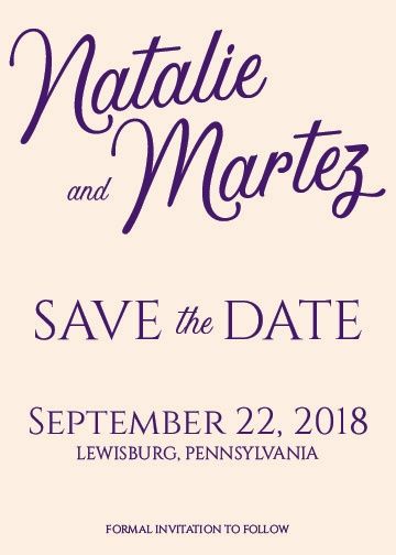 Show us your Save The Dates - 1