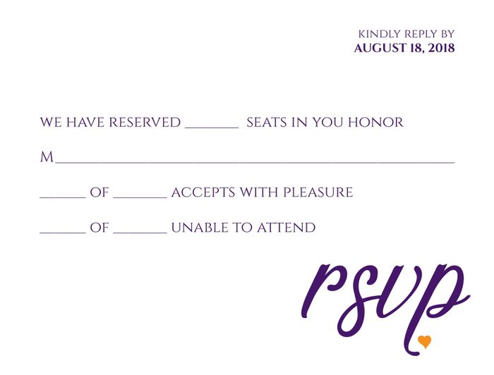 Which invite and rsvp do you prefer? - 6