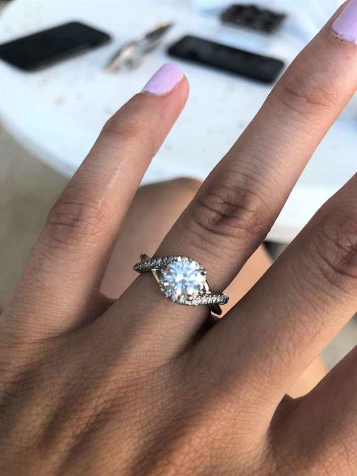 My gorgeous engagement ring!
