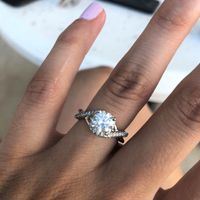 My gorgeous engagement ring!