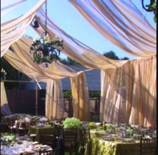 diy Tent Draping - 1