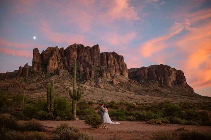 Wedding at lost Dutchman state park - 1