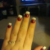 Wedding day nails!!!!!!!! 10-13-2018 - 1