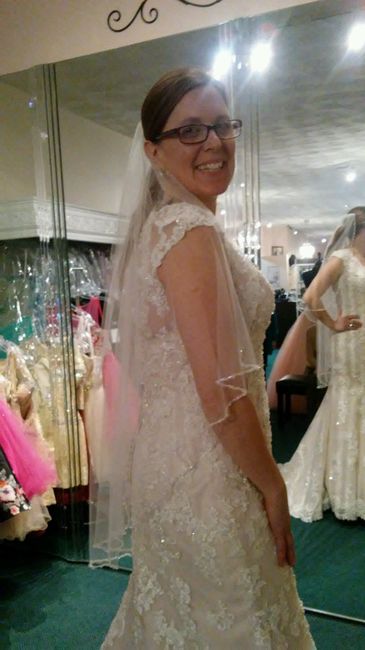 So this happened a little while ago! YES to the DRESS!!
