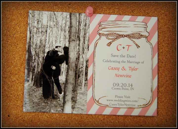 Matching Save The Dates & Invites.