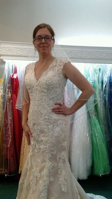 So this happened a little while ago! YES to the DRESS!!