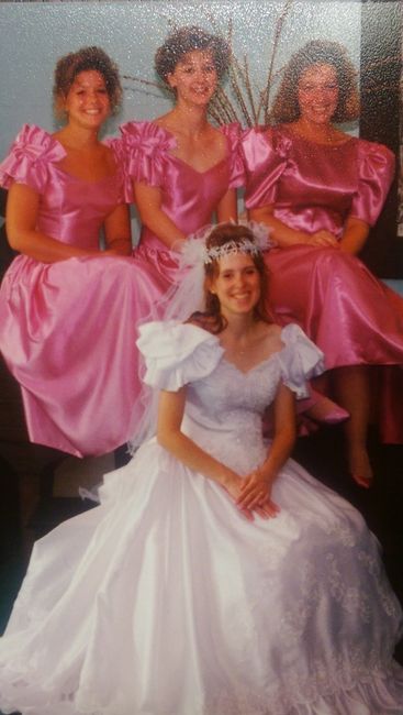 That's some wedding dress