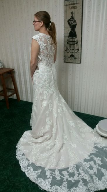My dress looks terrible-40 days out