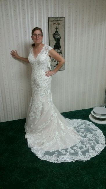 My dress looks terrible-40 days out