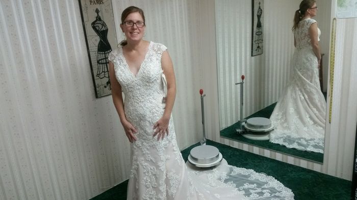 My dress looks terrible-40 days out