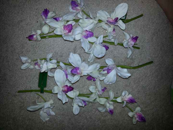 my first (successful) DIY! Dyed flowers