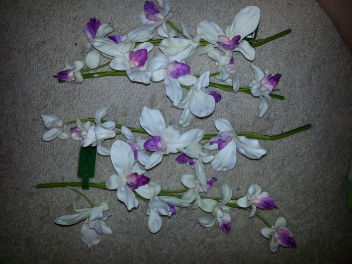 my first (successful) DIY! Dyed flowers