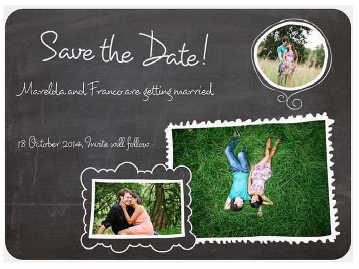 Our Save the Date:) (Pic)