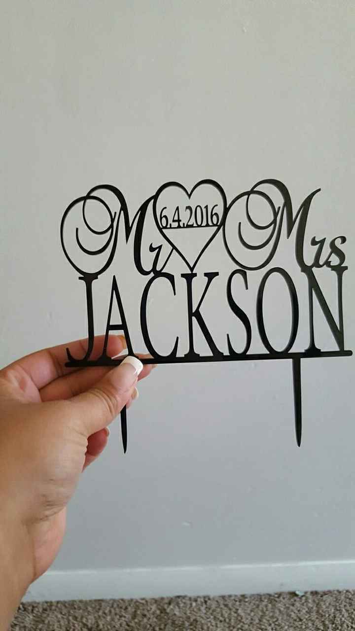 Cake topper is here!