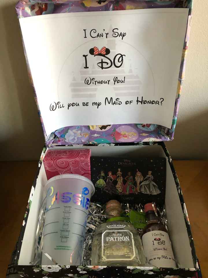 My maid of honor box, hows it look? - 1