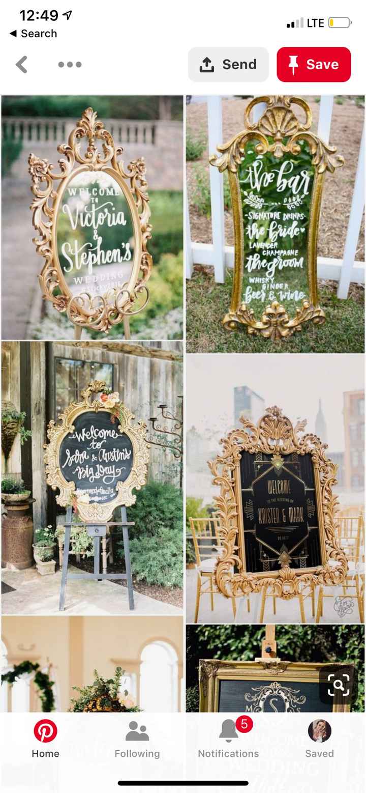 Cinderella wedding signs - 2