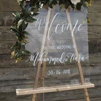 Cinderella wedding signs - 1