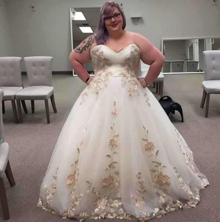 Plus Size Lace or Tulle Wedding Dresses -- show me yours?