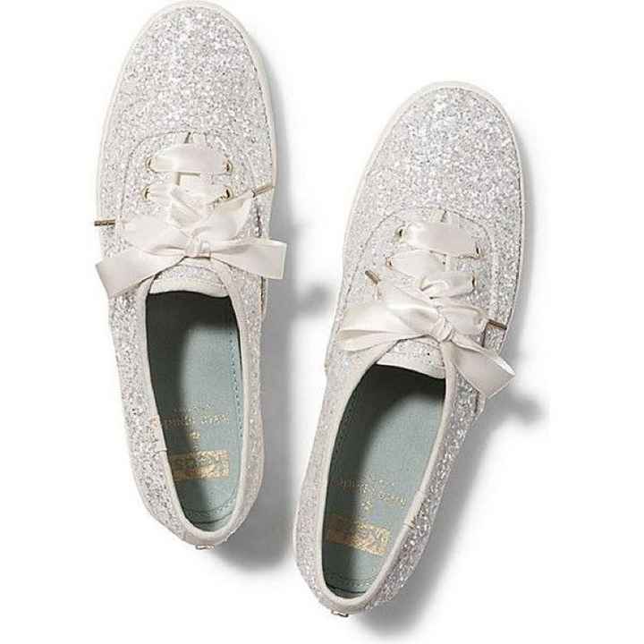 Brides wearing flats