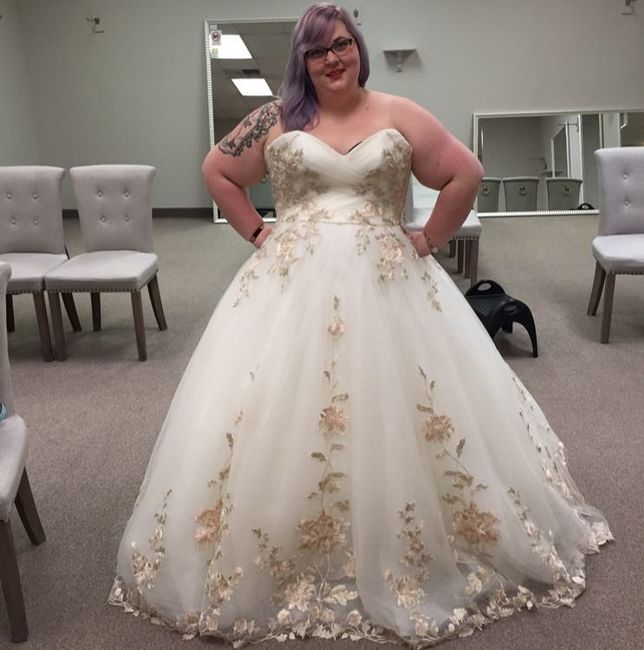Plus Size Lace or Tulle Wedding Dresses -- show me yours?