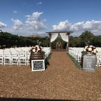 Inexpensive aisle/altar decor