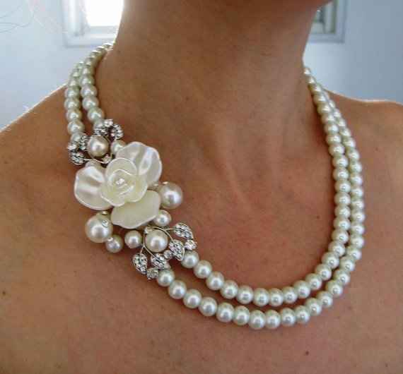 What type of necklace for sweetheart neckline