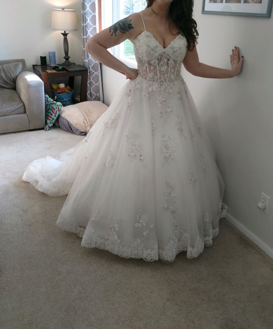 Got my dress back after alterations & just have to share! 3