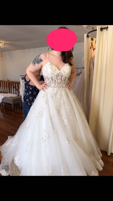 How long did it take for your dress to come in? 1