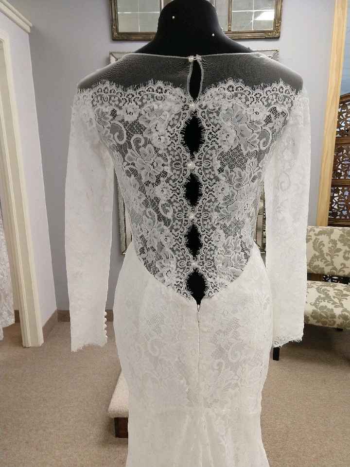Selling vintage chic wedding dress - 6