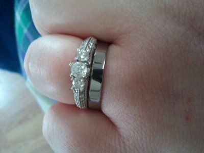 our JVL wedding bands. *pics*