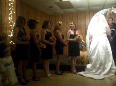 Black bridesmaids dresses -- need some help with pictures!