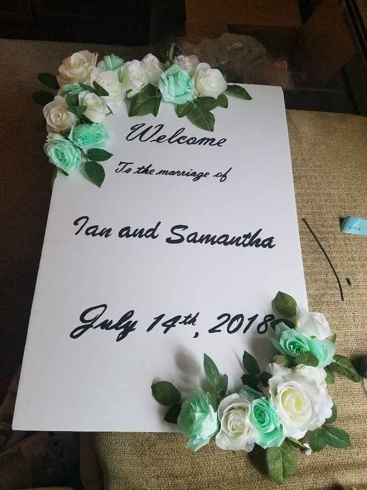 welcome sign!
