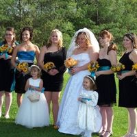 Black bridesmaids dresses -- need some help with pictures!