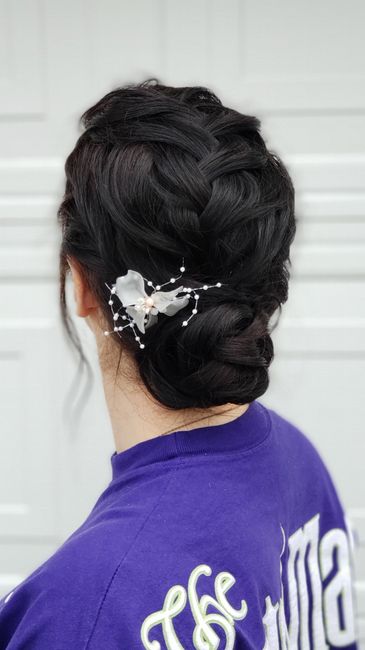 Wedding hair 1