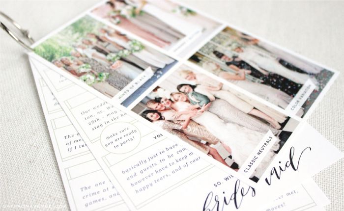 Bridesmaid Details Proposal Template! 2