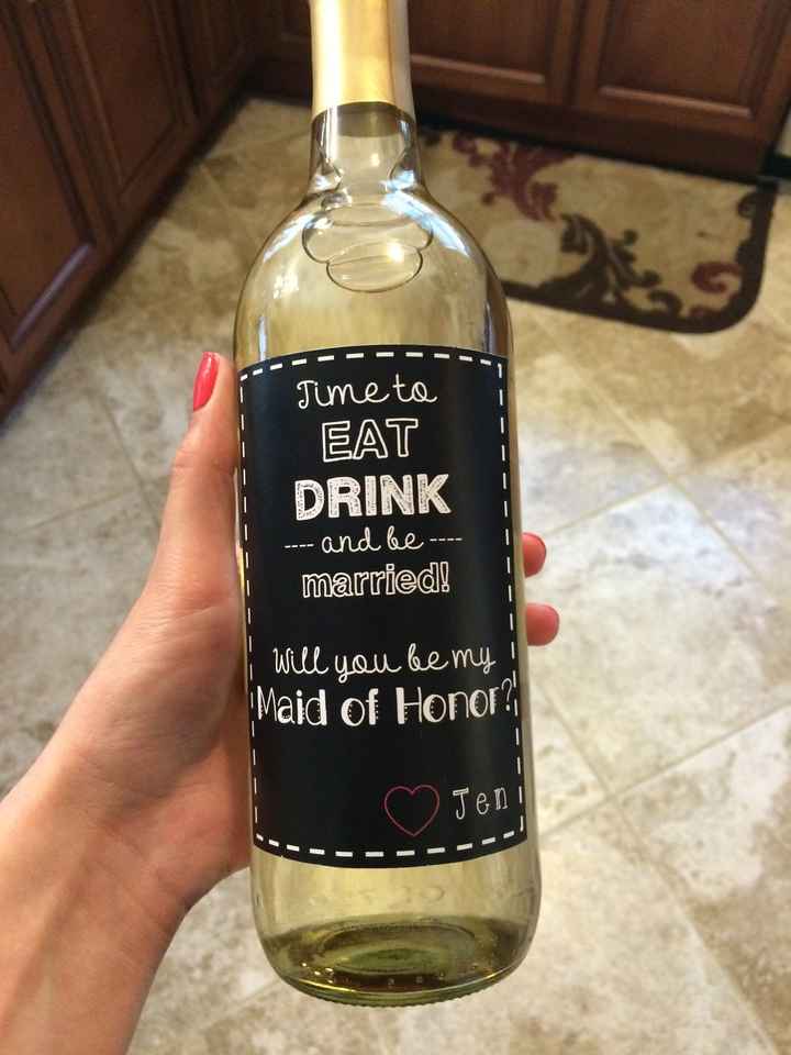 Fun ways to ask your girls to be a BM/MOH