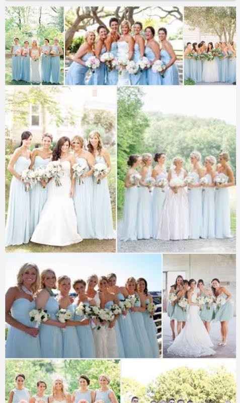 Bridesmaids dress color!