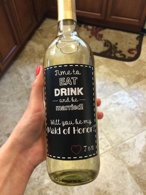 Fun ways to ask your girls to be a BM/MOH
