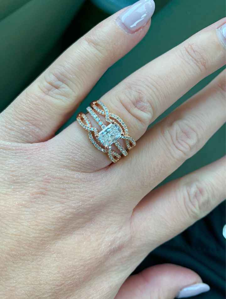 Can i see your engagement rings?? - 2