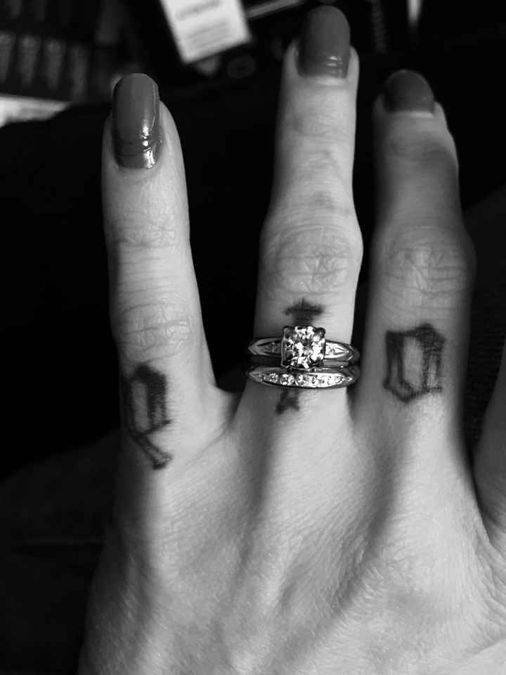 Lets see those beautiful engagement rings