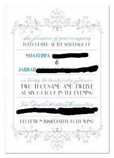 Need help choosing our invitations. Received proofs today!