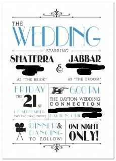 Need help choosing our invitations. Received proofs today!