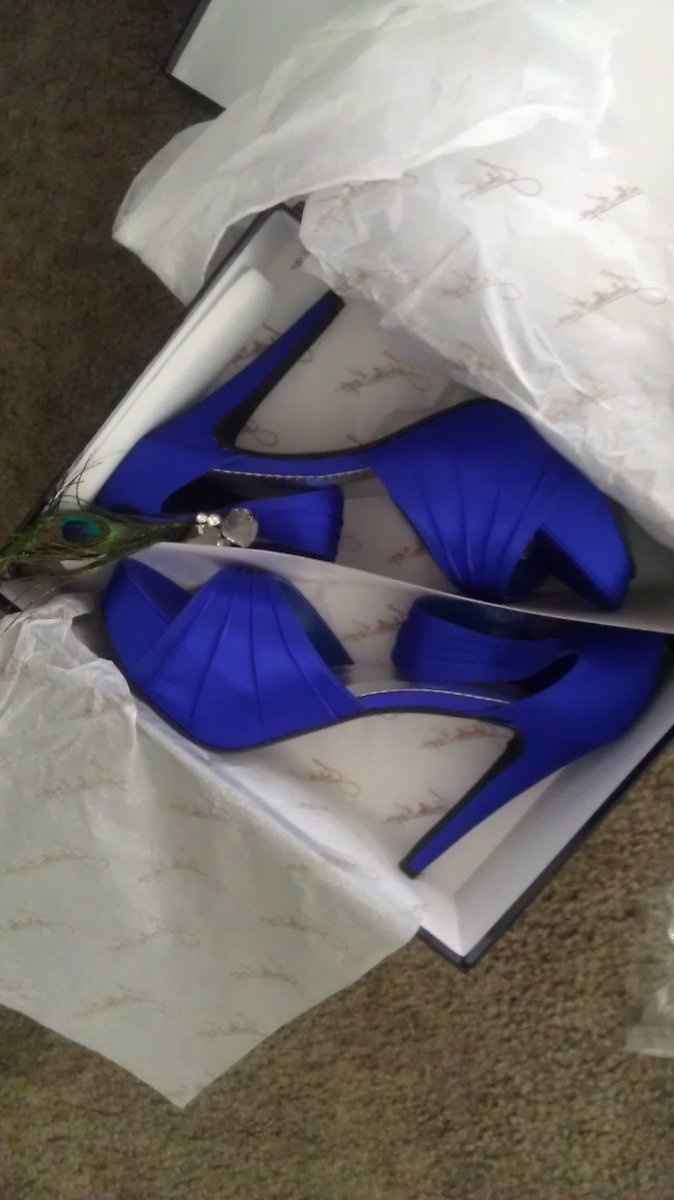 My wedding shoes are here! Yay! (Pics)