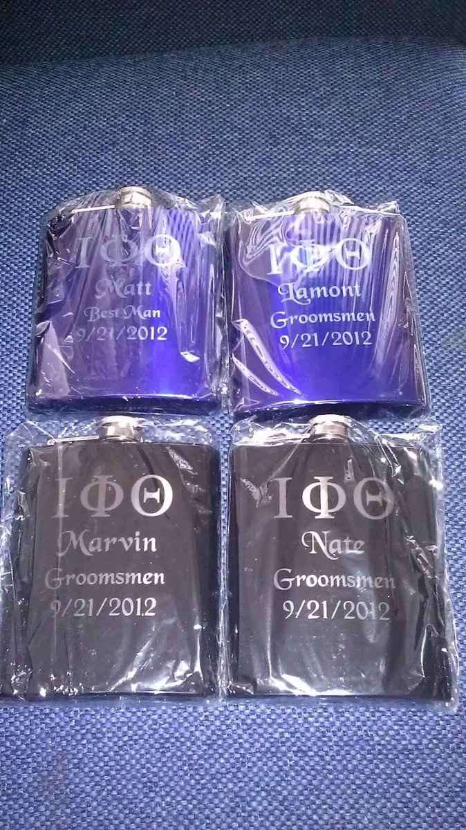 Our groomsmen gifts! Thanks Tami for the info