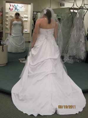 So you said yes to the dress.... now let's see it! :)