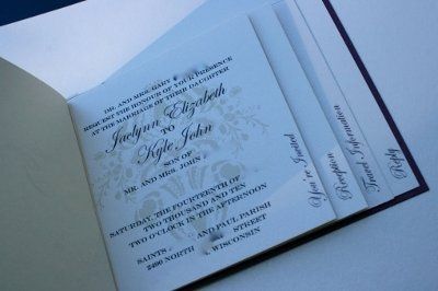 Attempt One at invitations (pic included) Need some input PLEASE!