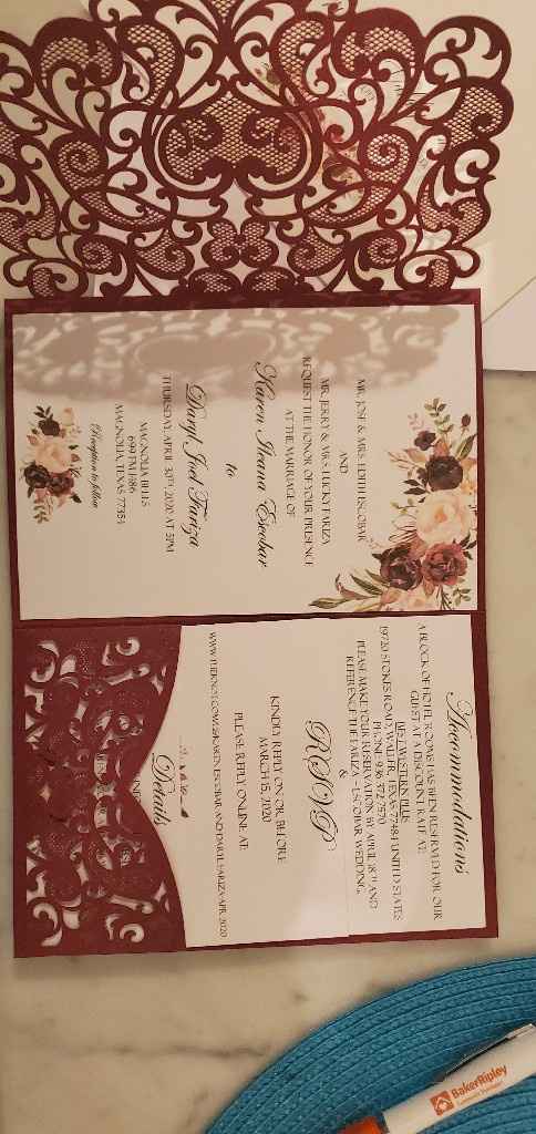 Invitations Fiasco Follow up - 1